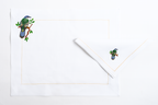 Table - Placemat - Exotic Birds (Hand Embroidered)