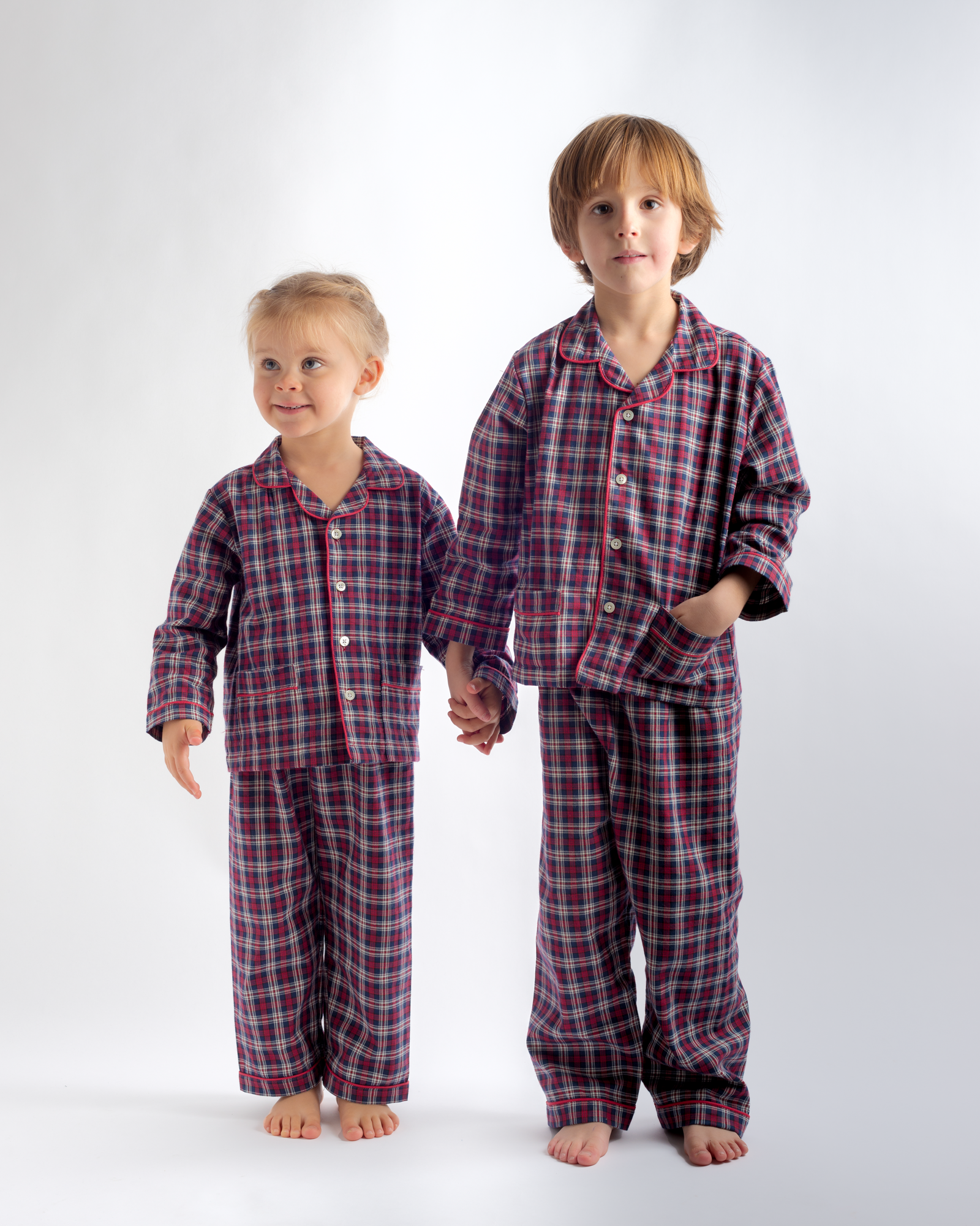 Kids - Pyjama Collection - Blue & Red Mountain
