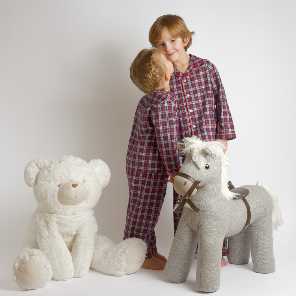 Kids - Pyjama Collection - Blue & Red Mountain