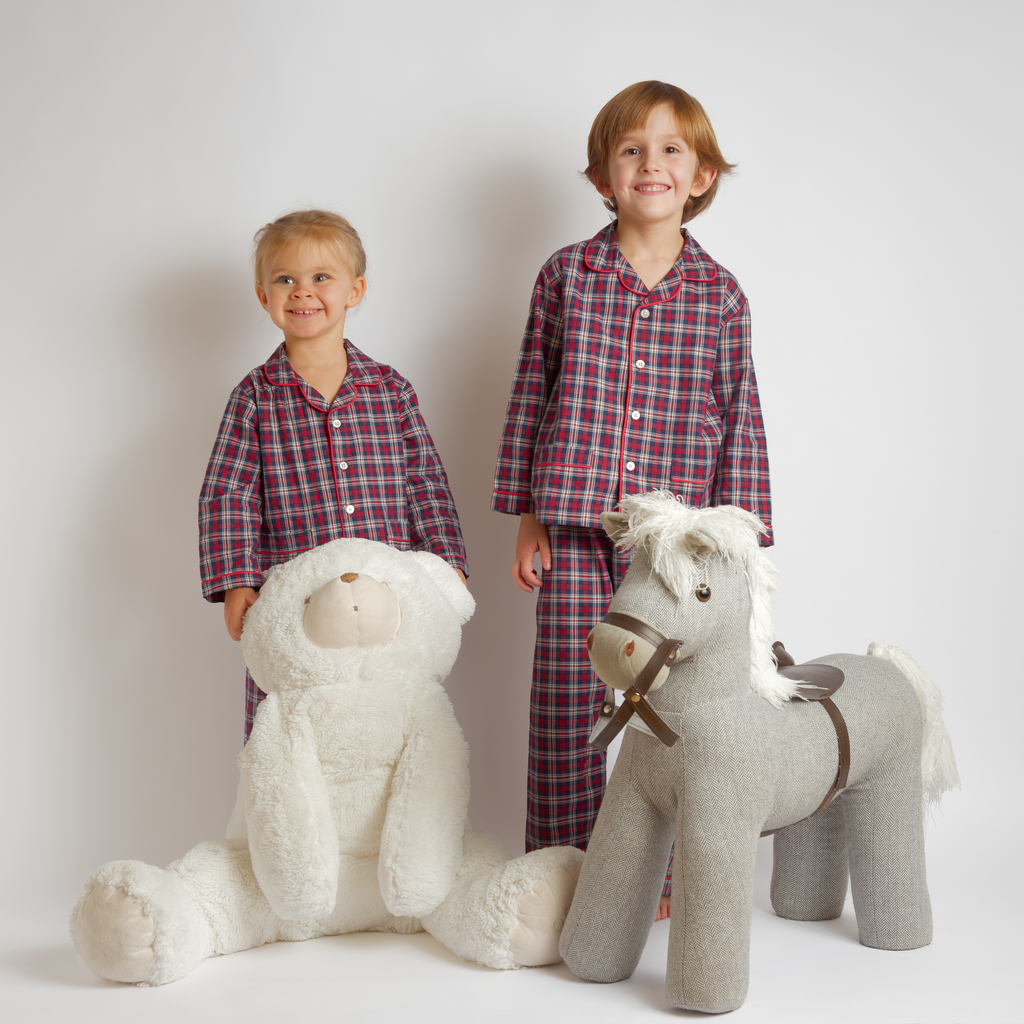 Kids - Pyjama Collection - Blue & Red Mountain