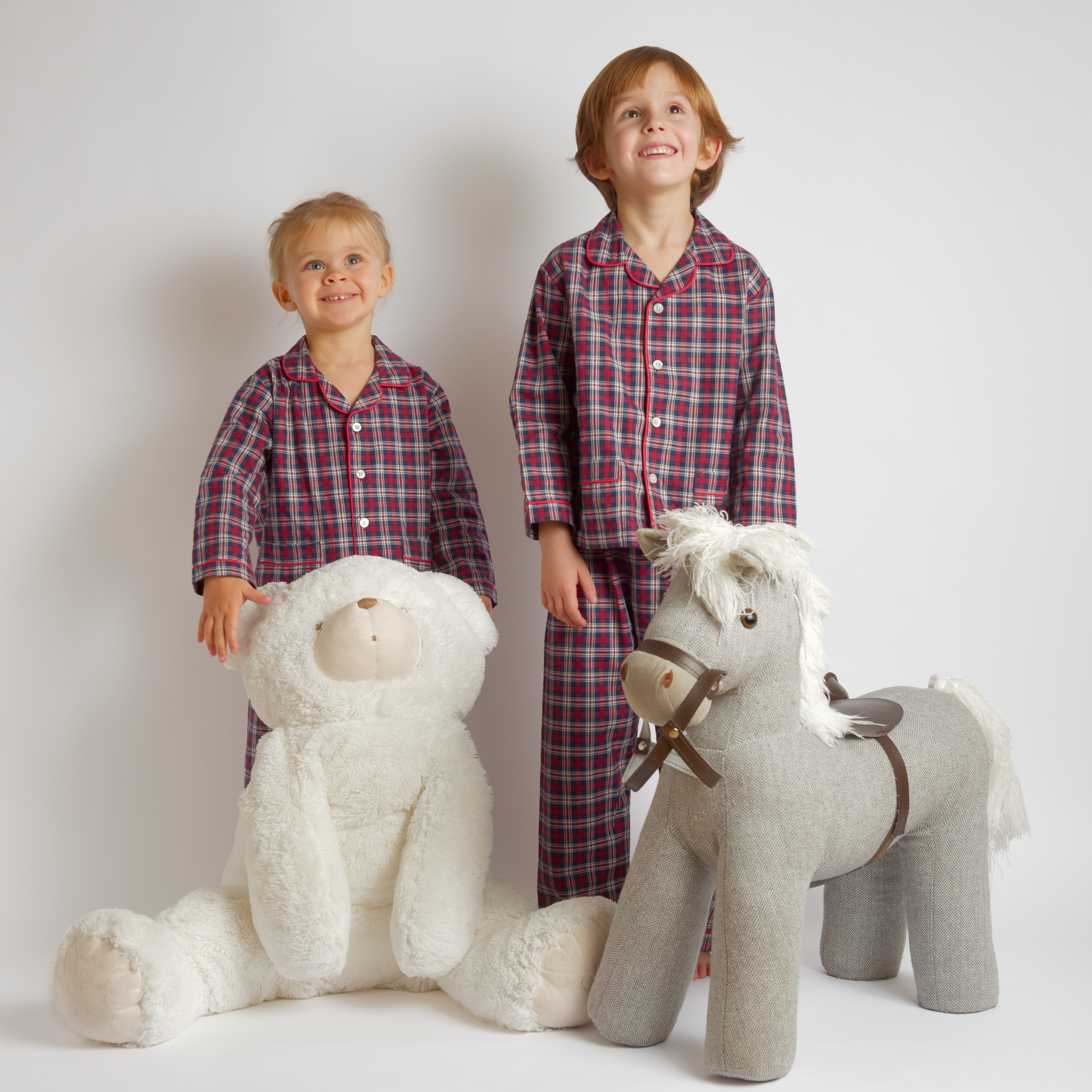 Kids - Pyjama Collection - Blue & Red Mountain