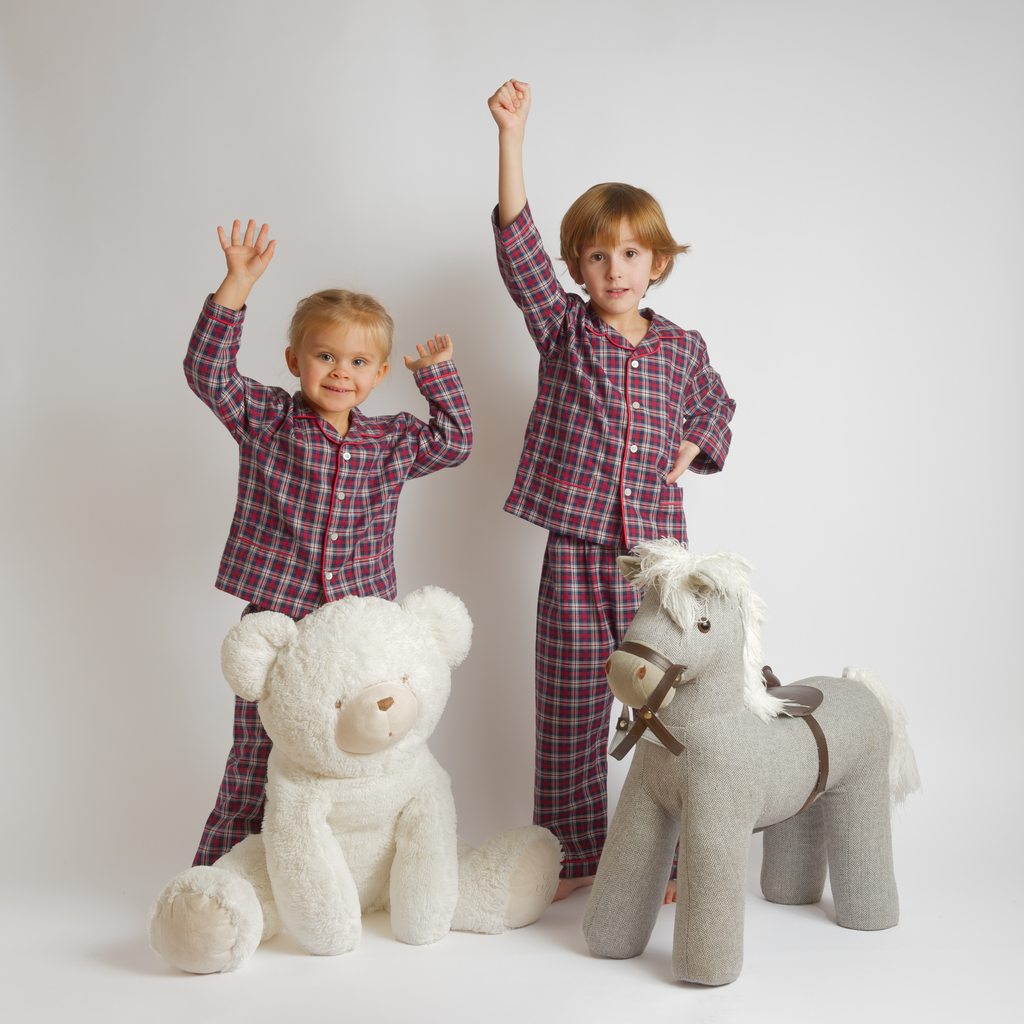 Kids - Pyjama Collection - Blue & Red Mountain