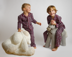 Kids - Pyjama Collection - Blue & Red Mountain