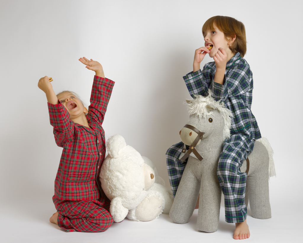 Kids - Pyjama Collection - Red & Green Mountain