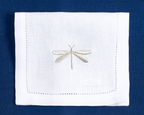 Table - Drink Placemat - Golden Dragonflies