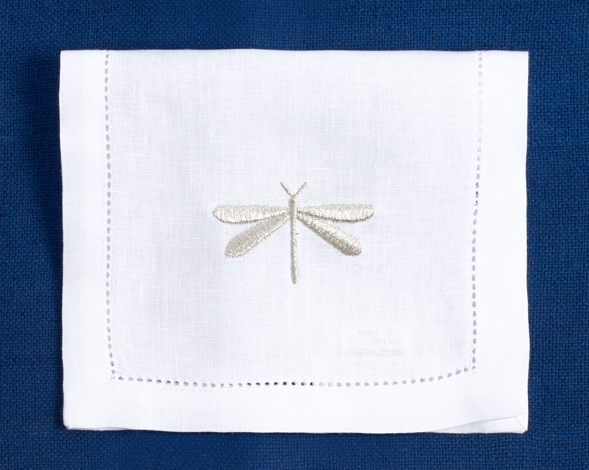 Table - Drink Placemat - Golden Dragonflies
