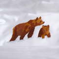 Mountain Animals — embroidered bed linen set | Maison Alia
