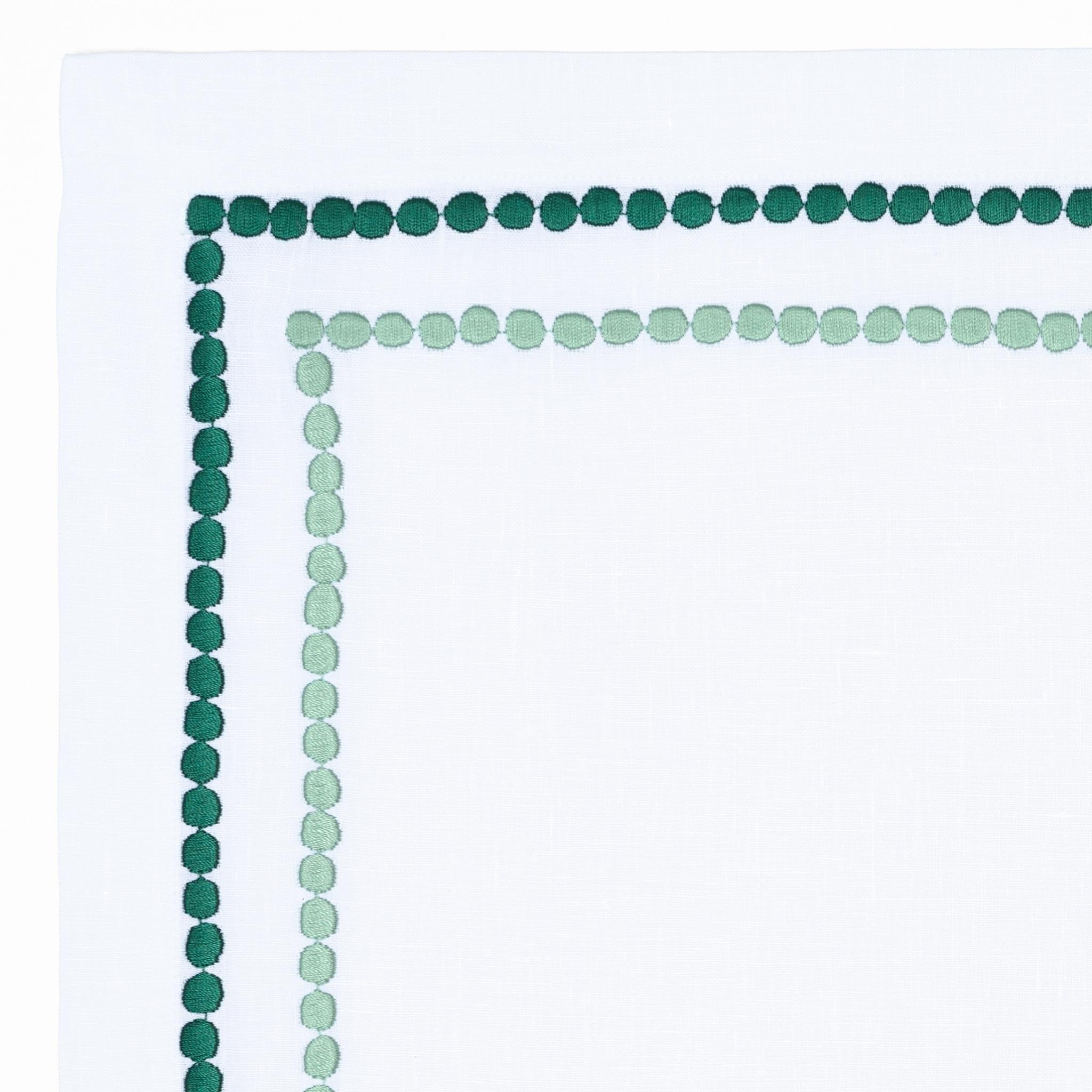 Table - Placemat - Green Connected Dots