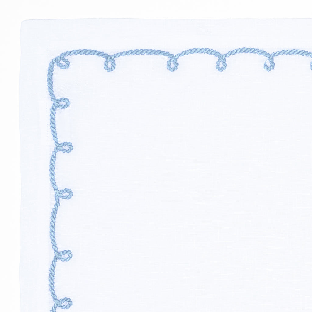 Table - Placemat - Light Blue Rope