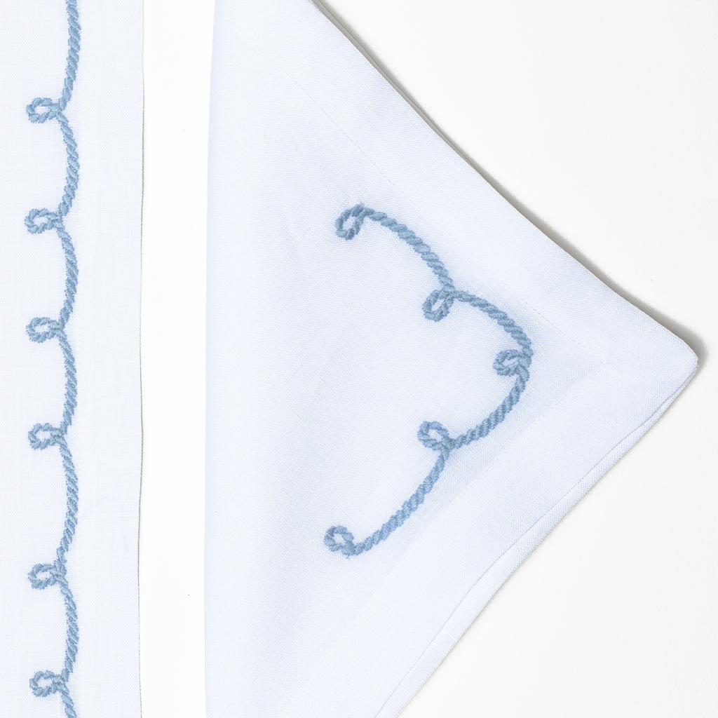 Table - Placemat - Light Blue Rope