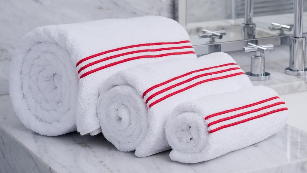 Bath Collection - 3 Bourdon (Red)