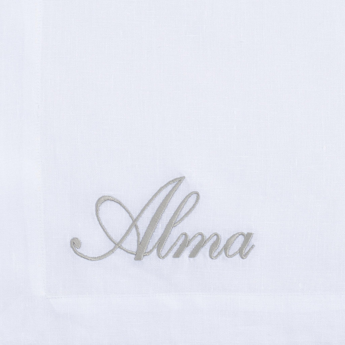Elephants children's placemat and matching napkin in pure Italian linen — Maison Alia