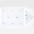 Golden Bees — hand-embroidered Italian linen | Maison Alia