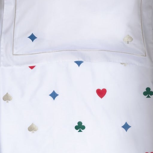 Monte Carlo children's bed linen set detail — Maison Alia