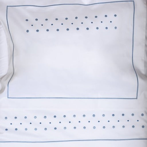 Pallini embroidered children's bed set in Italian linen — Maison Alia