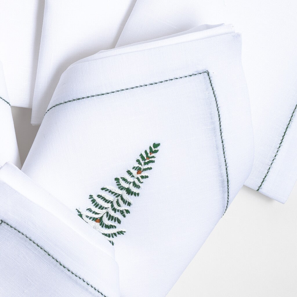 Table - Placemat - Skieurs (Hand Embroidered)